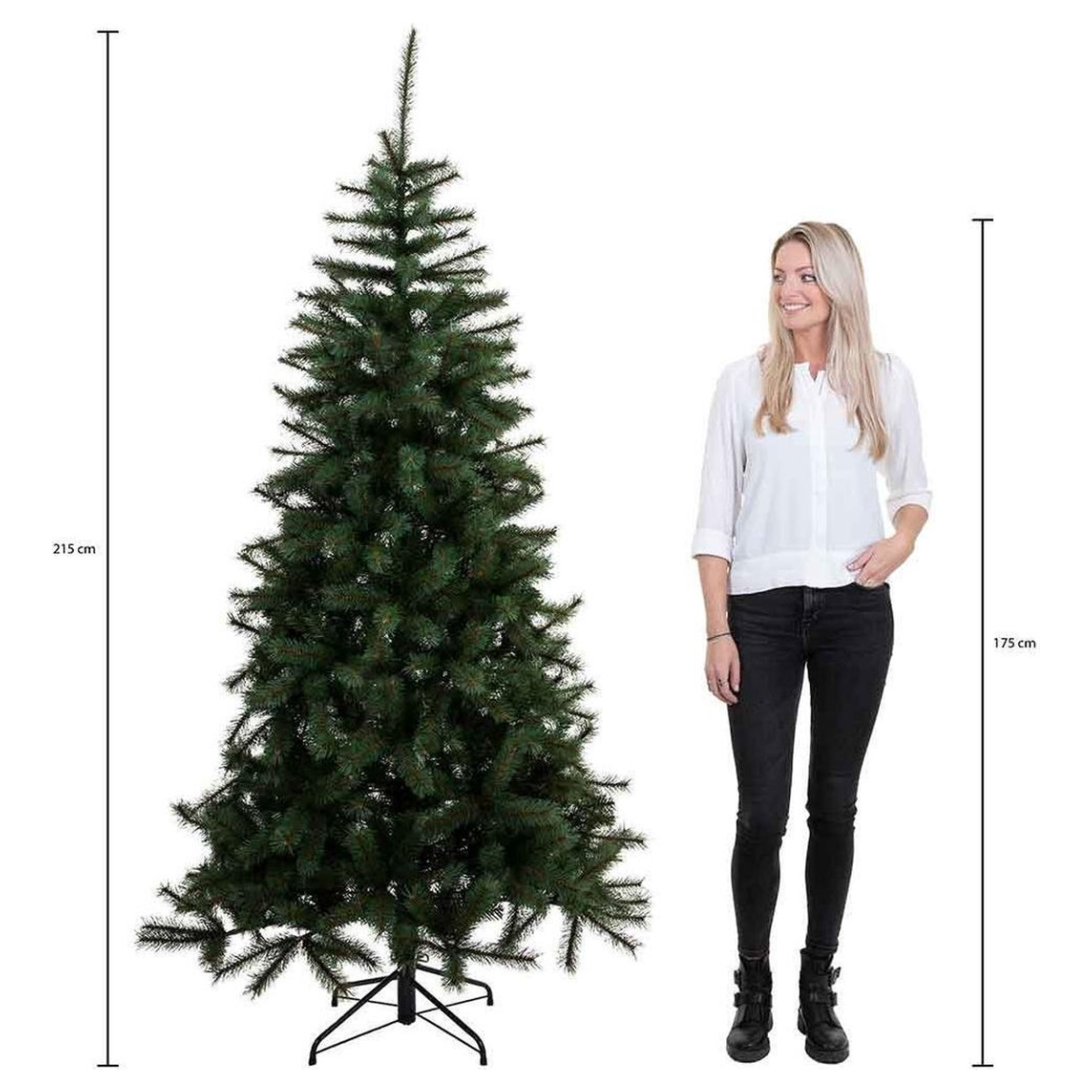 Kunstkerstboom Forrester H215cm Ø135cm Groen
