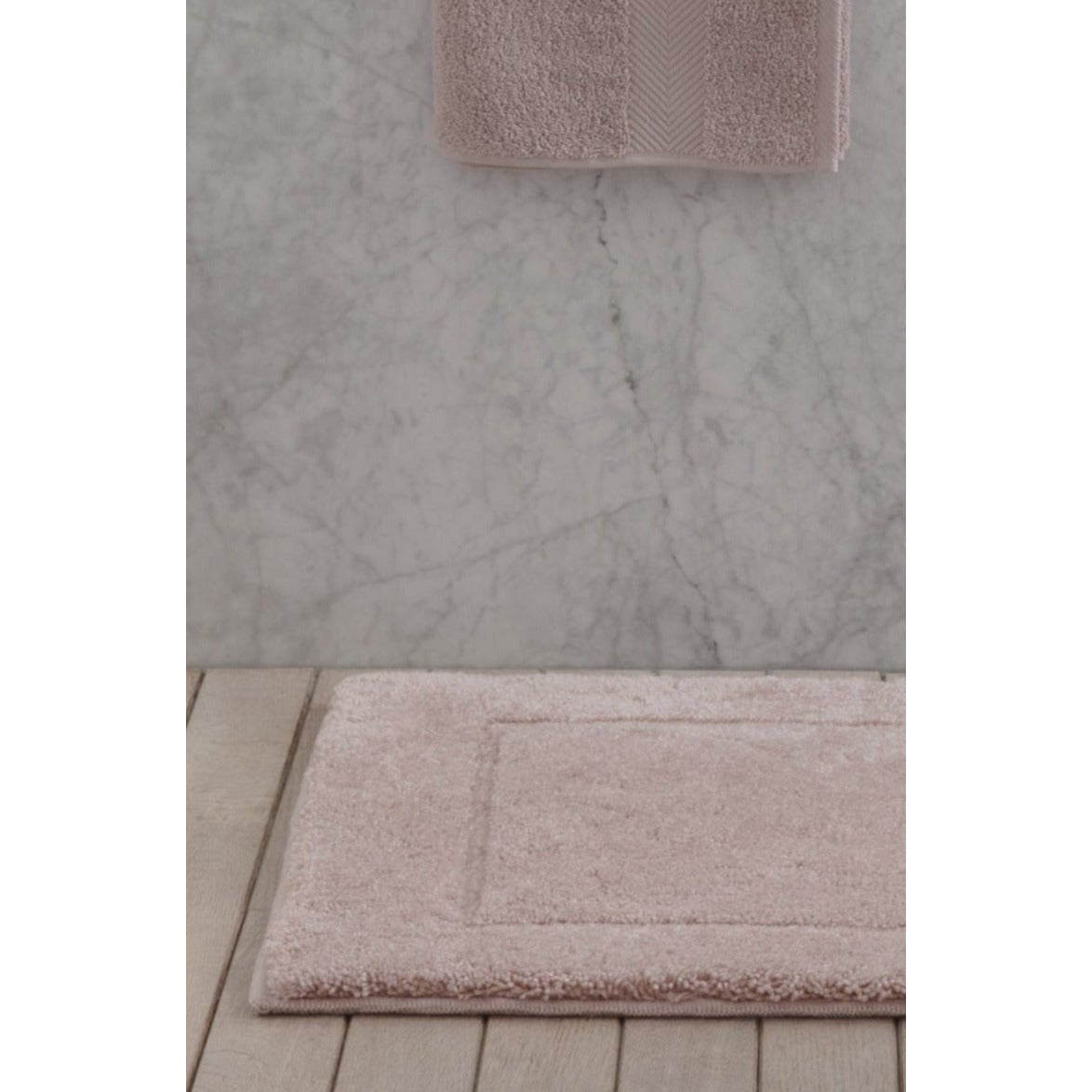 Orlando Bath Mat Misty Pink