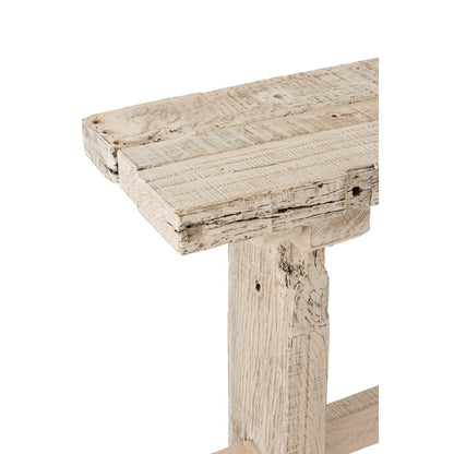 J-Line Console Brut Gerecycleerd Hout White Wash