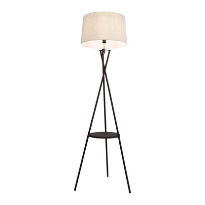 Staande lamp "Tora" met geïntegreerd tafeltje 158 cm hoog