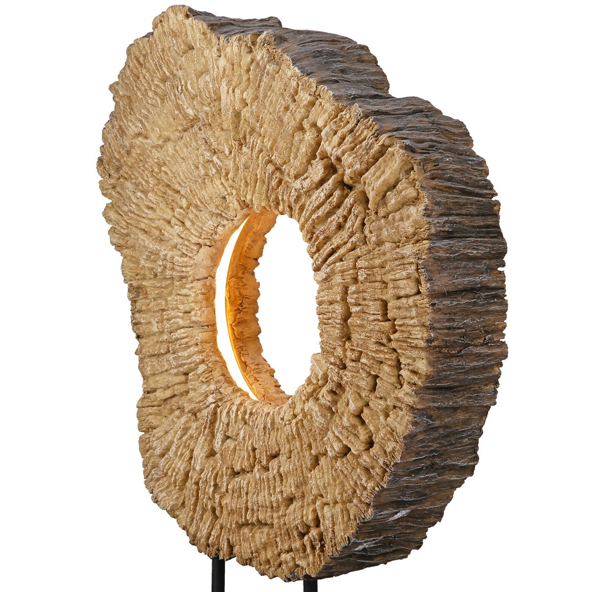 Tafellamp (LED) "Wood Art" H. 45 cm
