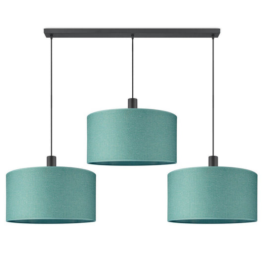 Hanglamp Canvas-Xxl Beam 3L - Turkoois - 50cm