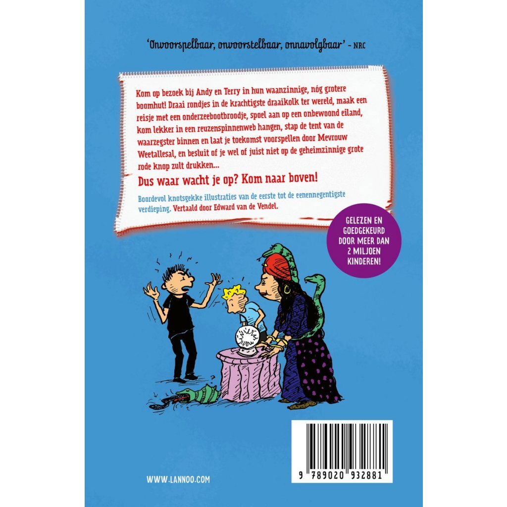Boek De Waanzinnige Boomhut van 91 Verdiepingen