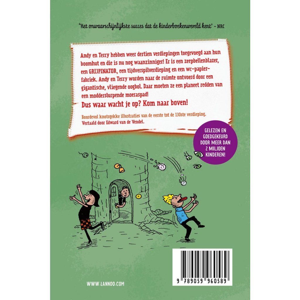 Boek De Waanzinnige Boomhut van 130 Verdiepingen