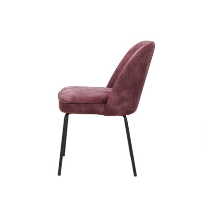Luxor stoel Stof Aurora Red-Wine