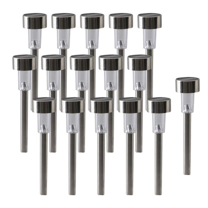 16-delige set LED-Solar-Tuinverlichting
