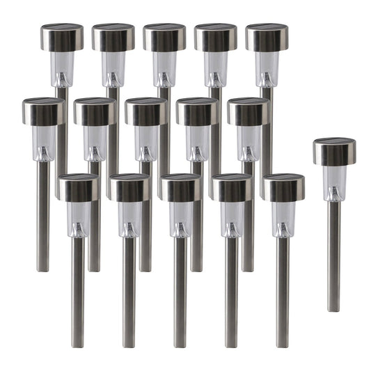 16-delige set LED-Solar-Tuinverlichting