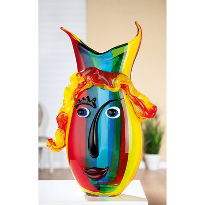 GlasArt designvaas “Regenboog”