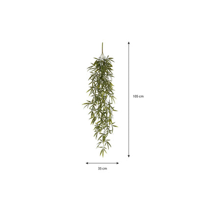Bamboe Kunst hangplant Groen