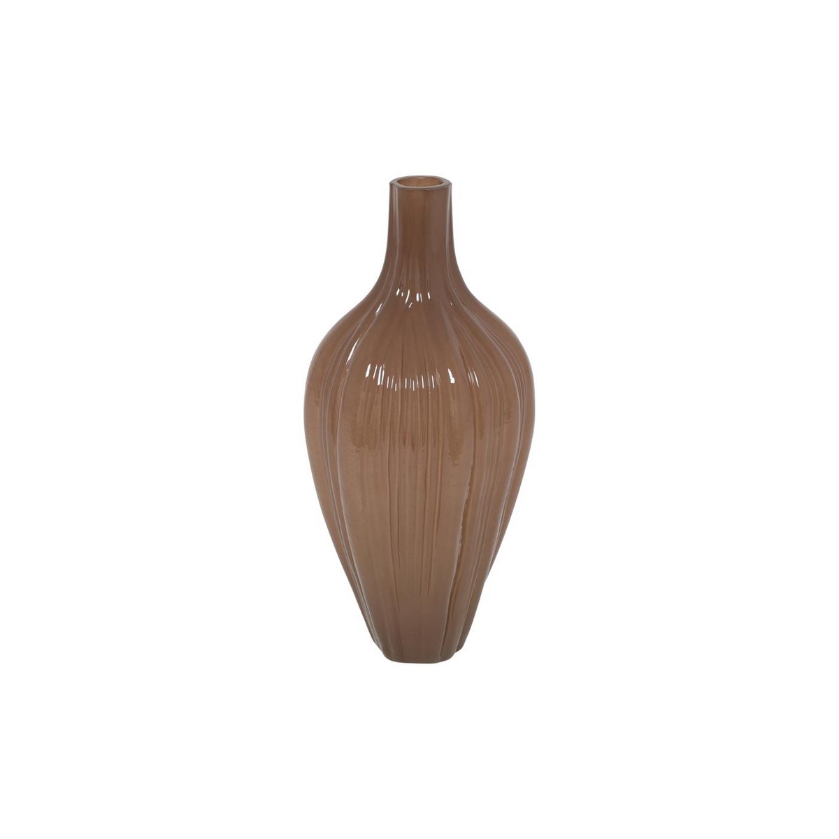 Vaas Eline mat bruin Ø16xH36cm