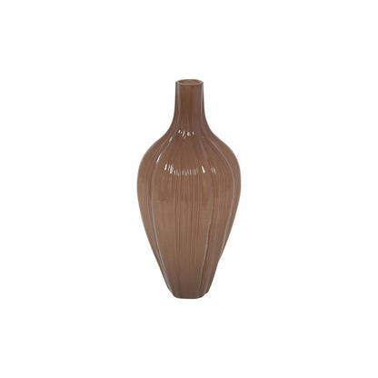 Vaas Eline mat bruin Ø16xH36cm