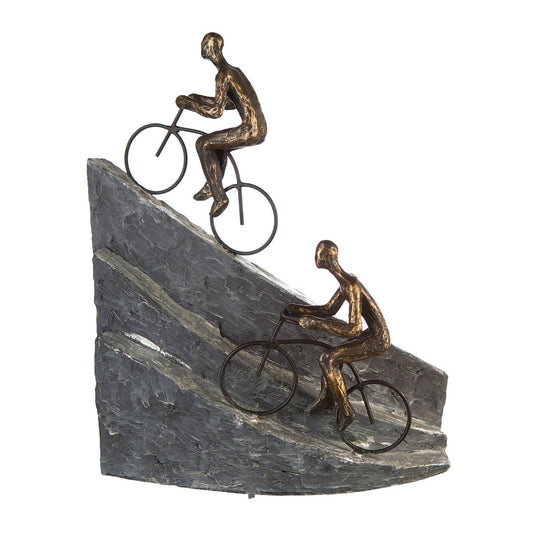 Sculptuur "Racing" bronskleurig