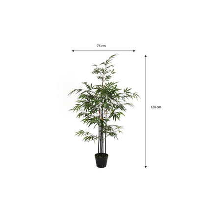 Bamboe Kunstplant - H120 x Ø75 cm - Groen