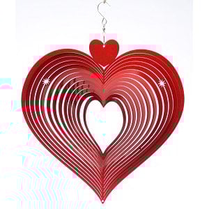 Windspinner Spin Art Hart Ø 15 cm