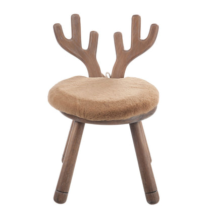 J-Line Stoel Hert Hout Naturel