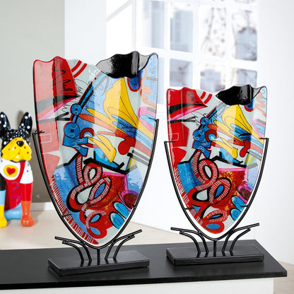 GlasArt designvaas "Street Art"