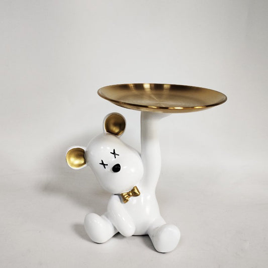 Beer wit met dienblad