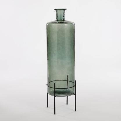 Guan Fles Vaas - H75 x Ø25 cm - Groen