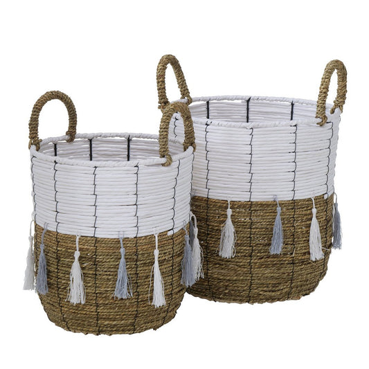 Mand Raola set van 2 Ø26xh28/Ø30xh31cm