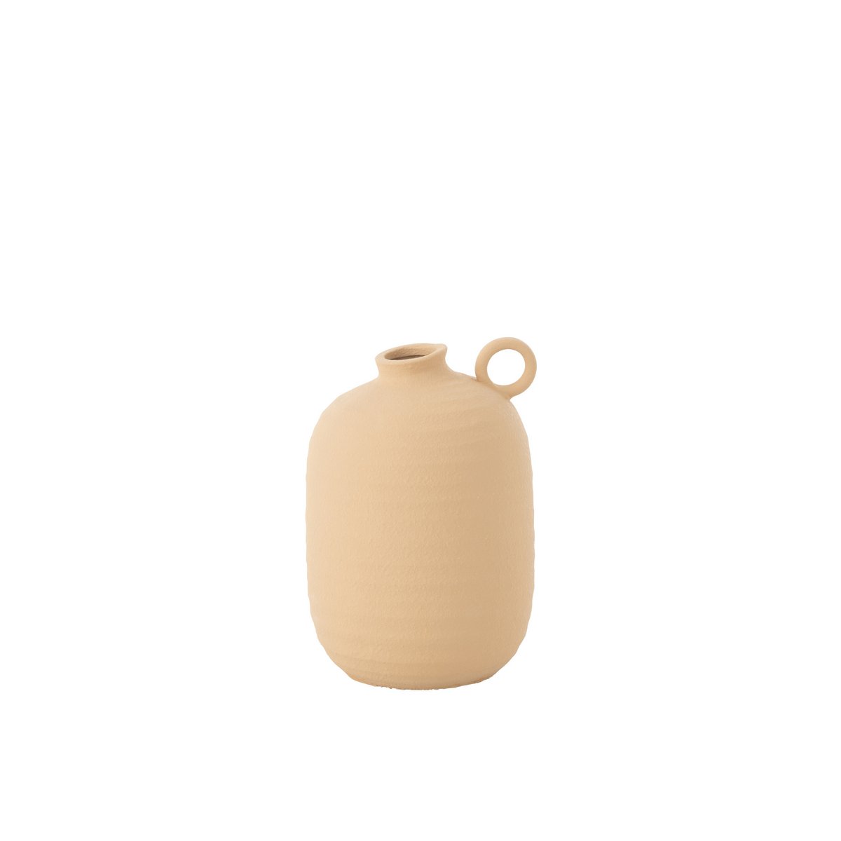 J-Line vaas Cassia - keramiek - beige - small - 27 cm hoog