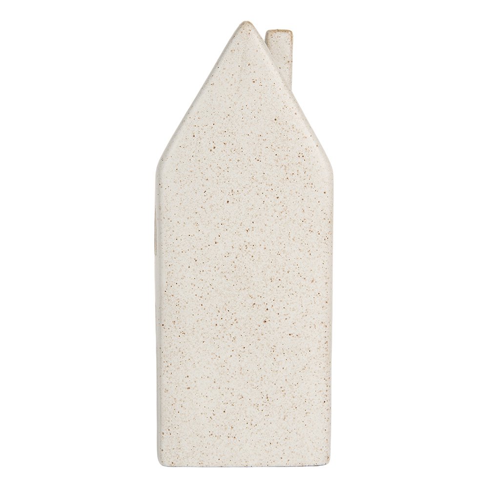 Decoratie huisje met LED 7x6x19 cm