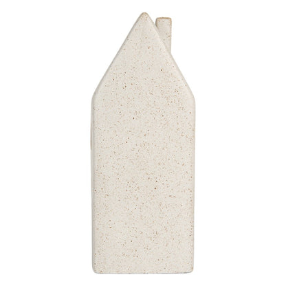 Decoratie huisje met LED 7x6x19 cm