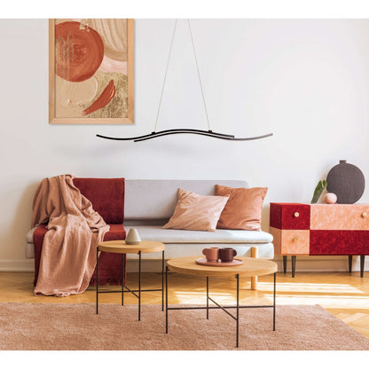 Hanglamp "Onda" LED 96cm lengte