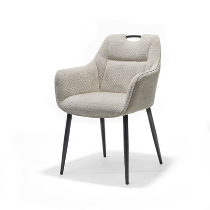 Adele Armstoel Stof retro bliss %2303 Natuurlijk