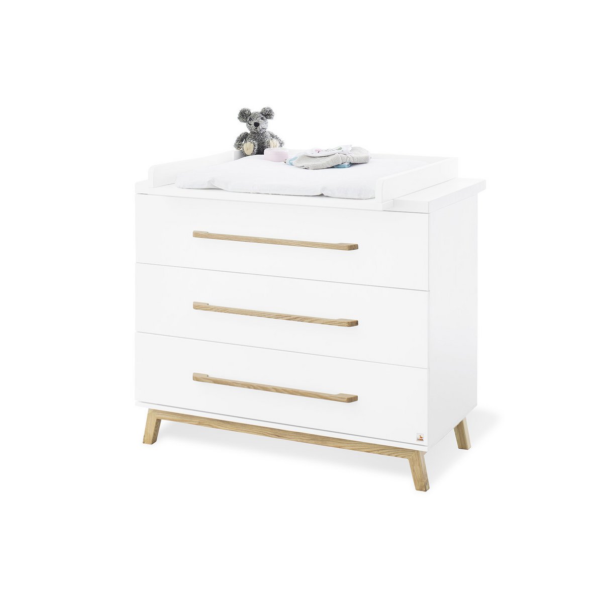 Set 'Riva' breed 3 delen: ledikant, brede commode, 2-deurs kledingkast