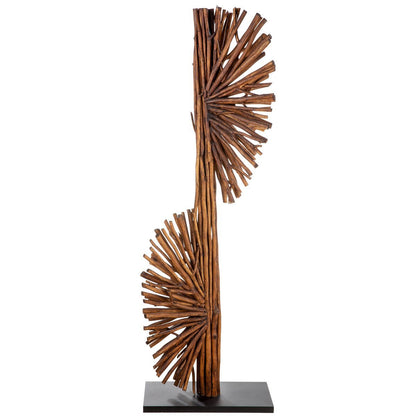 Houten lamp "Dual"