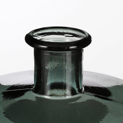 Guan Fles Vaas - H26 x Ø21 cm - Groen