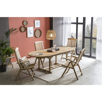 Tuinset 5-delig teak