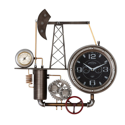 Wandklok "Oil Transport Tower" H. 56 cm