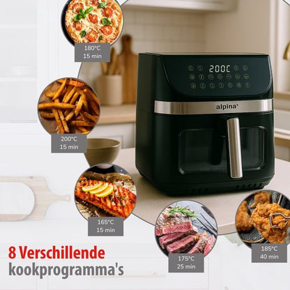 Airfryer Alpina XXL 9L 1800W Digital Display