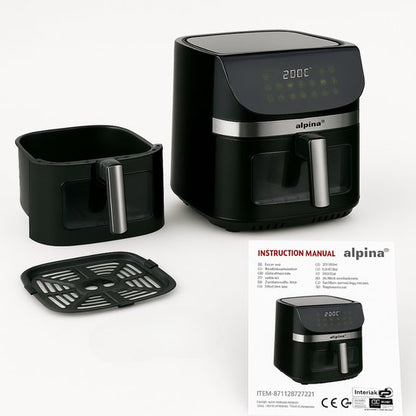 Airfryer Alpina XXL 9L 1800W Digital Display