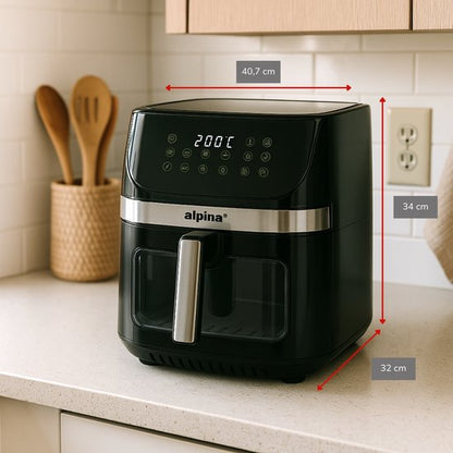 Airfryer Alpina XXL 9L 1800W Digital Display