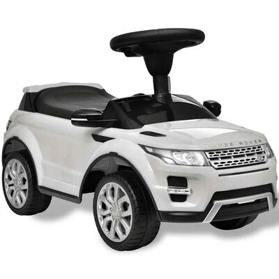 Loopauto Land Rover met muziek