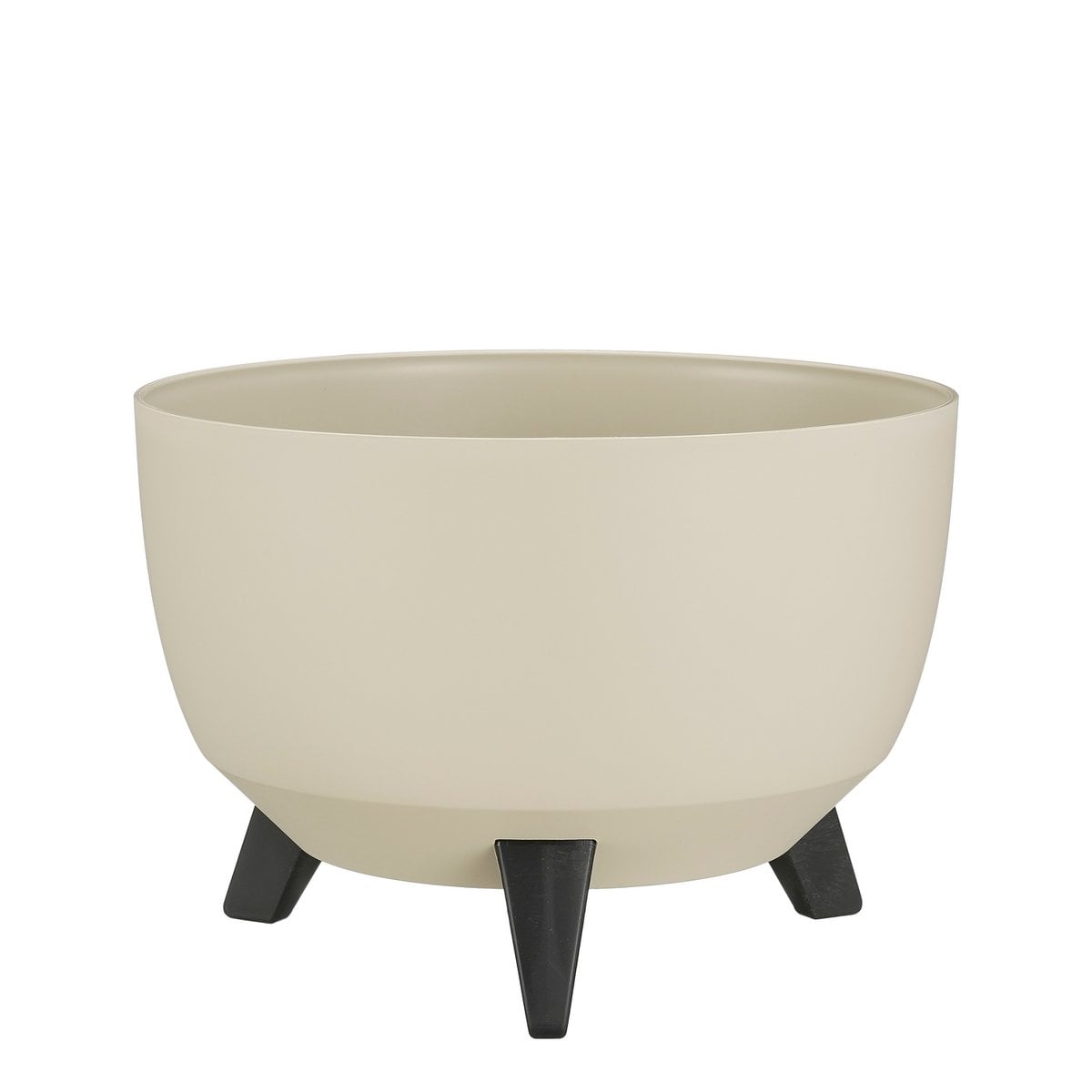 Plantenbak buiten Doppio Beige Ø33 cm H18,5 cm