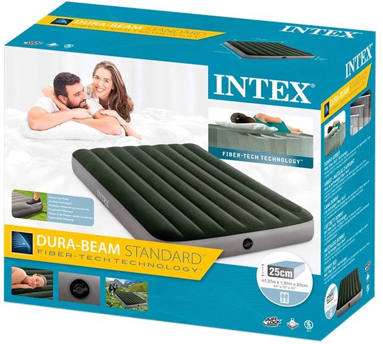 Intex Full Down Luchtbed 137x191x25cm