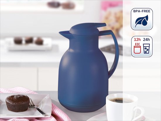 Leifheit 28343 Isoleerkan Bolero 1,0 L Donkerblauw Mat