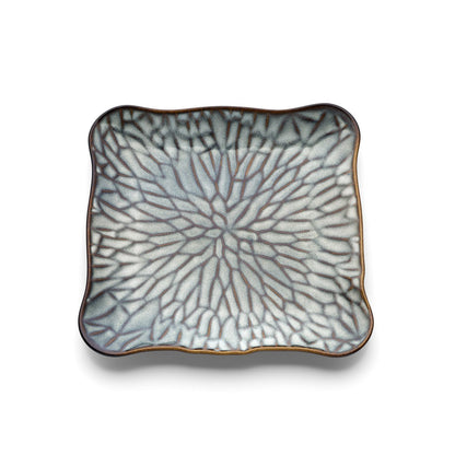 Het Lotus Ice Square Bord - Grijs Bruin - L