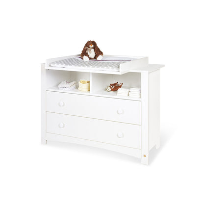 Set 'Florentina' extra breed 3 delen: ledikant, extra brede commode, 2-deurs kledingkast