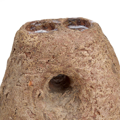 De Terra Totem Kaarsenhouder - Bruin