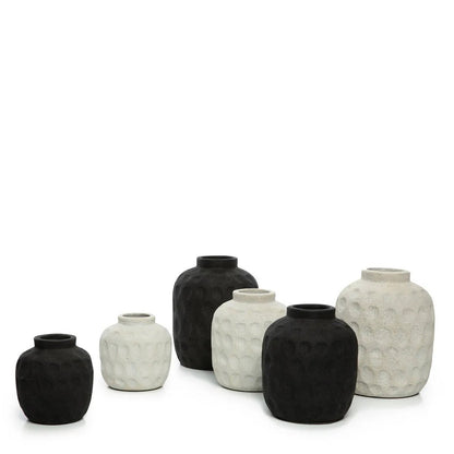 Trendy Vaas - Zwart - S