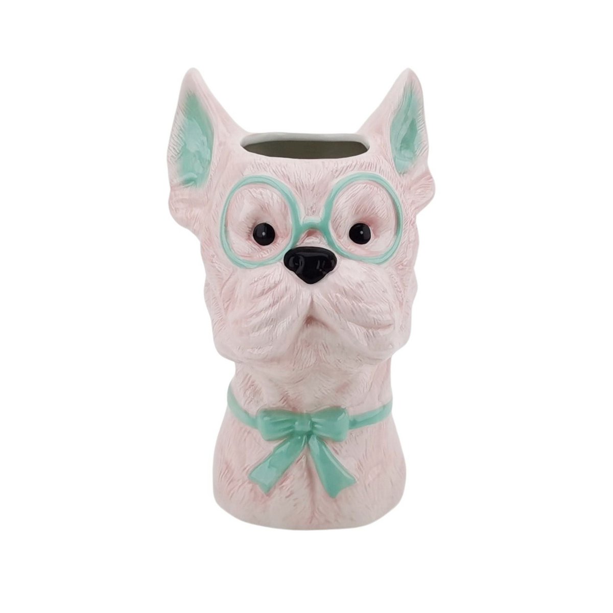 Vaas hond roze/mint