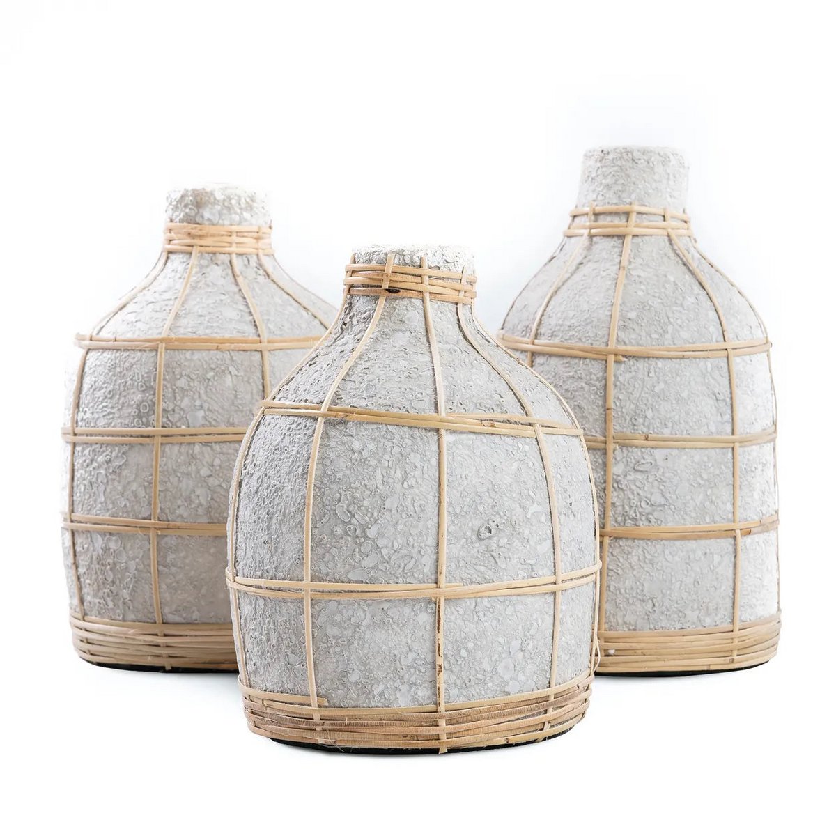 Whoopy Vaas - Beton Naturel - M