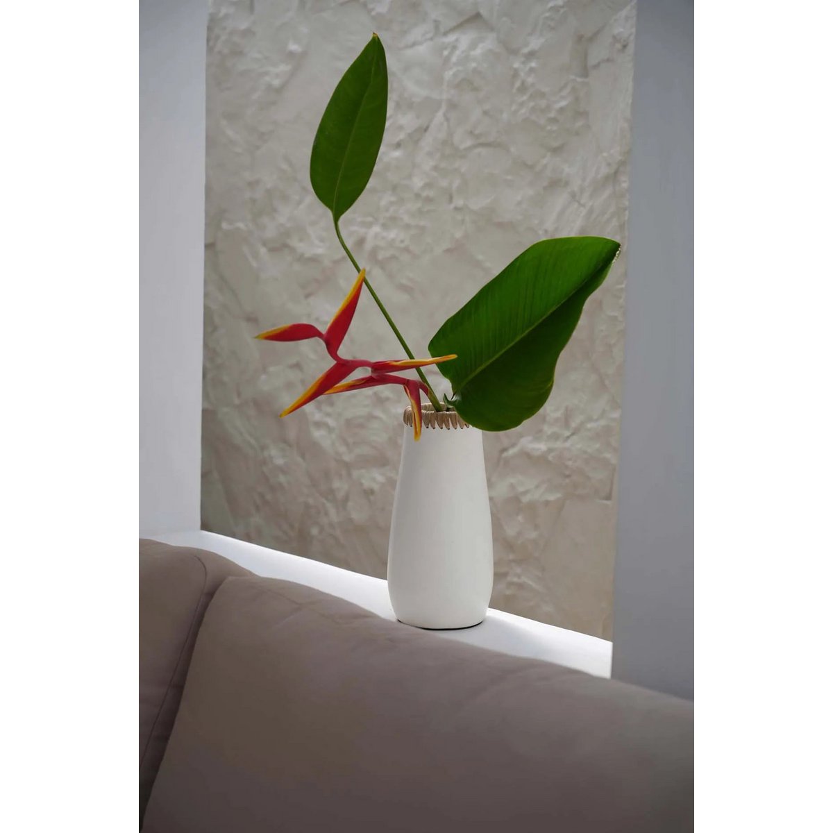 Sneaky Vase - Wit Naturel - M