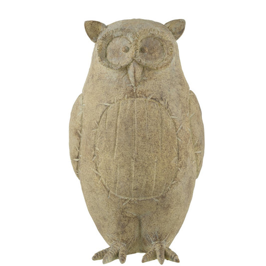 J-Line figuur Uil - polyresin - lichtbruin - large