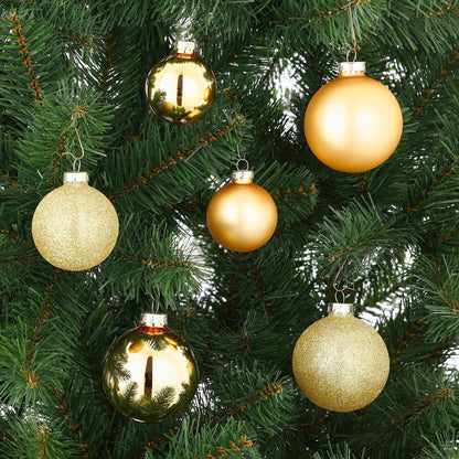 Kerstbal set 26 Glass baubles Goud