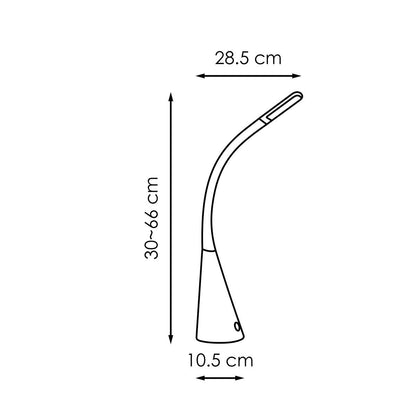 Touch Led Bureaulamp 4W Zwart - Verstelbaar